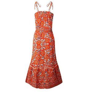 Womens Mexican Style Floral Cami A Line Dress